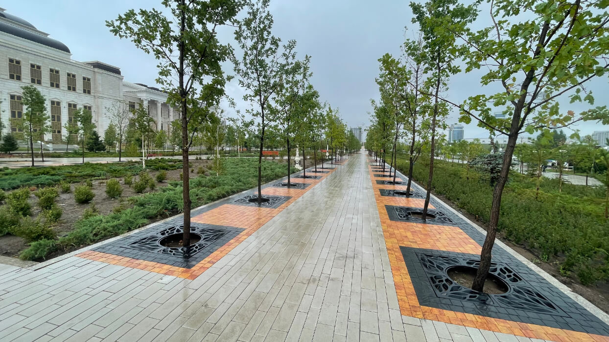 Приствольная решетка для дерева ZKING CRUST 1.2х1.2м Черная в Белореченске фото