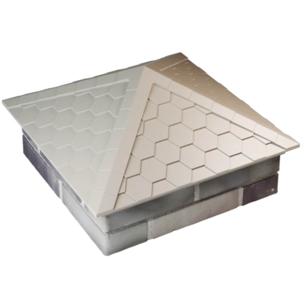 Колпак Zking Эверест Бежевый на столб 2х2 кирпича (535х535мм) Белореченск фото