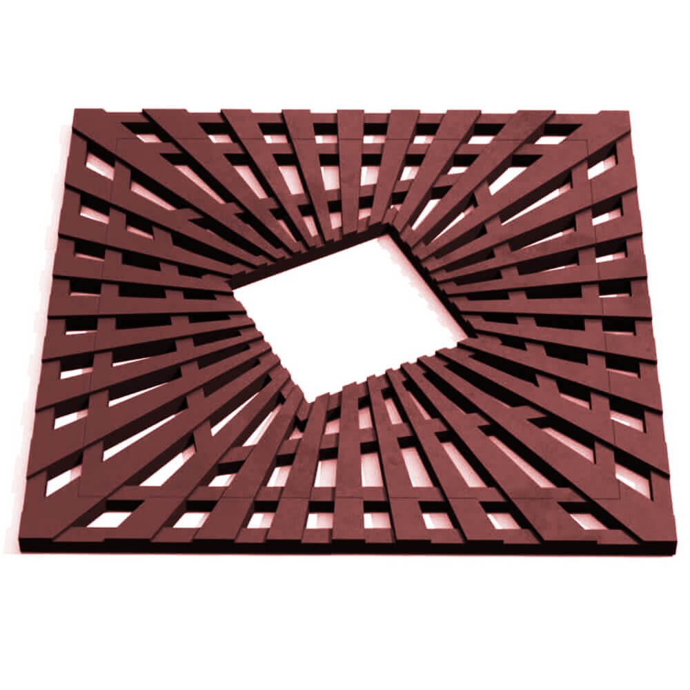 Приствольная решетка для дерева ZKING ATMOSPHERE 1.2х1.2м Коричневая Белореченск фото