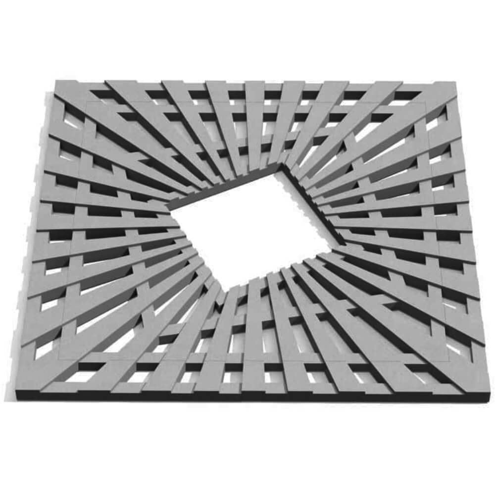 Приствольная решетка для дерева ZKING ATMOSPHERE 1.2х1.2м Серая Белореченск фото