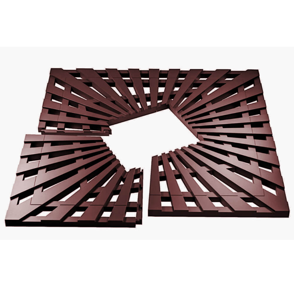 Приствольная решетка для дерева ZKING ATMOSPHERE 1.2х1.2м Коричневая в Белореченске фото