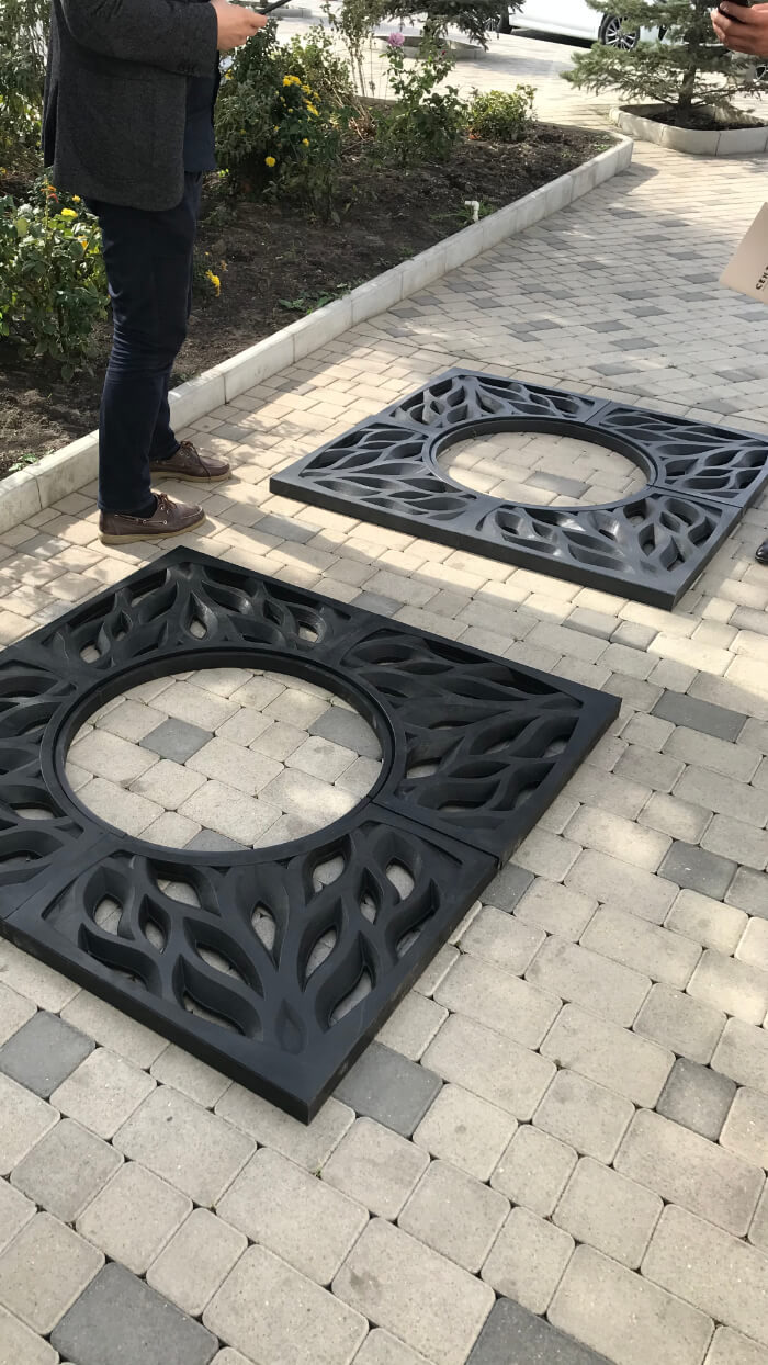 Приствольная решетка для дерева ZKING CRUST 1.2х1.2м Черная в Белореченске фото