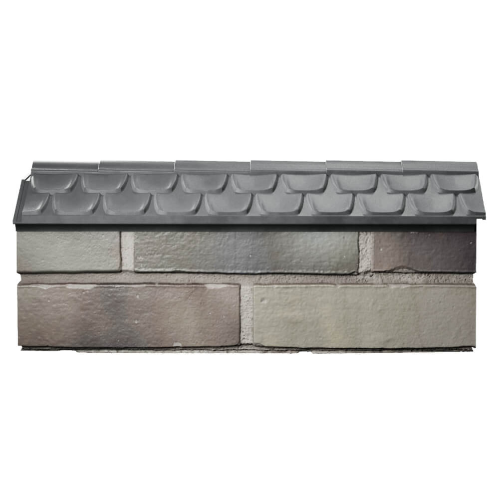 Парапет Zking Эльбрус Серый с посадкой на 0.5 кирпича (130мм) в Белореченске фото