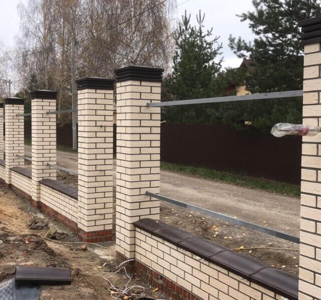 Колпак Zking Бона ХайТек Коричневый на столб 1.5х1.5 кирпича (385х385мм) в Белореченске фото