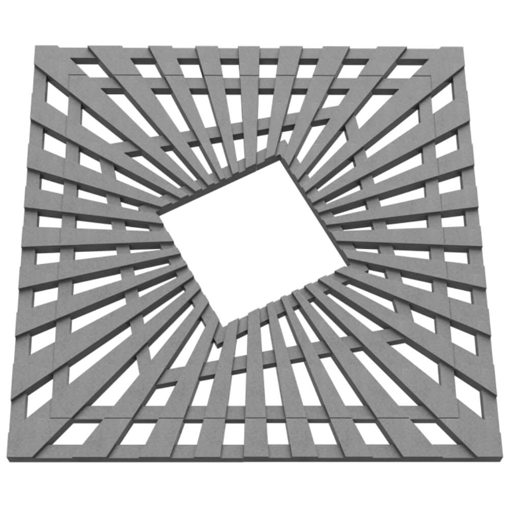 Приствольная решетка для дерева ZKING ATMOSPHERE 1.2х1.2м Серая в Белореченске фото