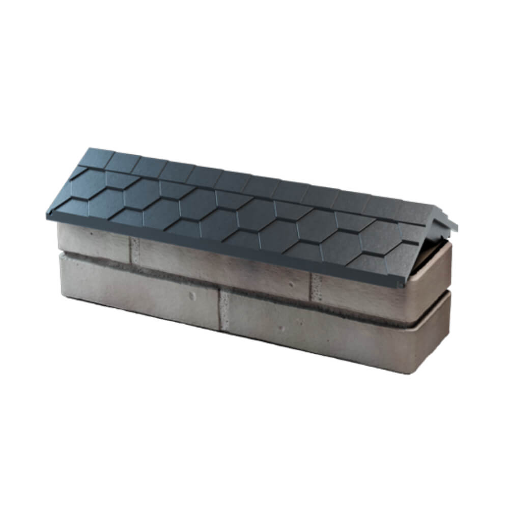 Парапет Zking Эверест Серый с посадкой на 0.5 кирпича (130мм) в Белореченске фото