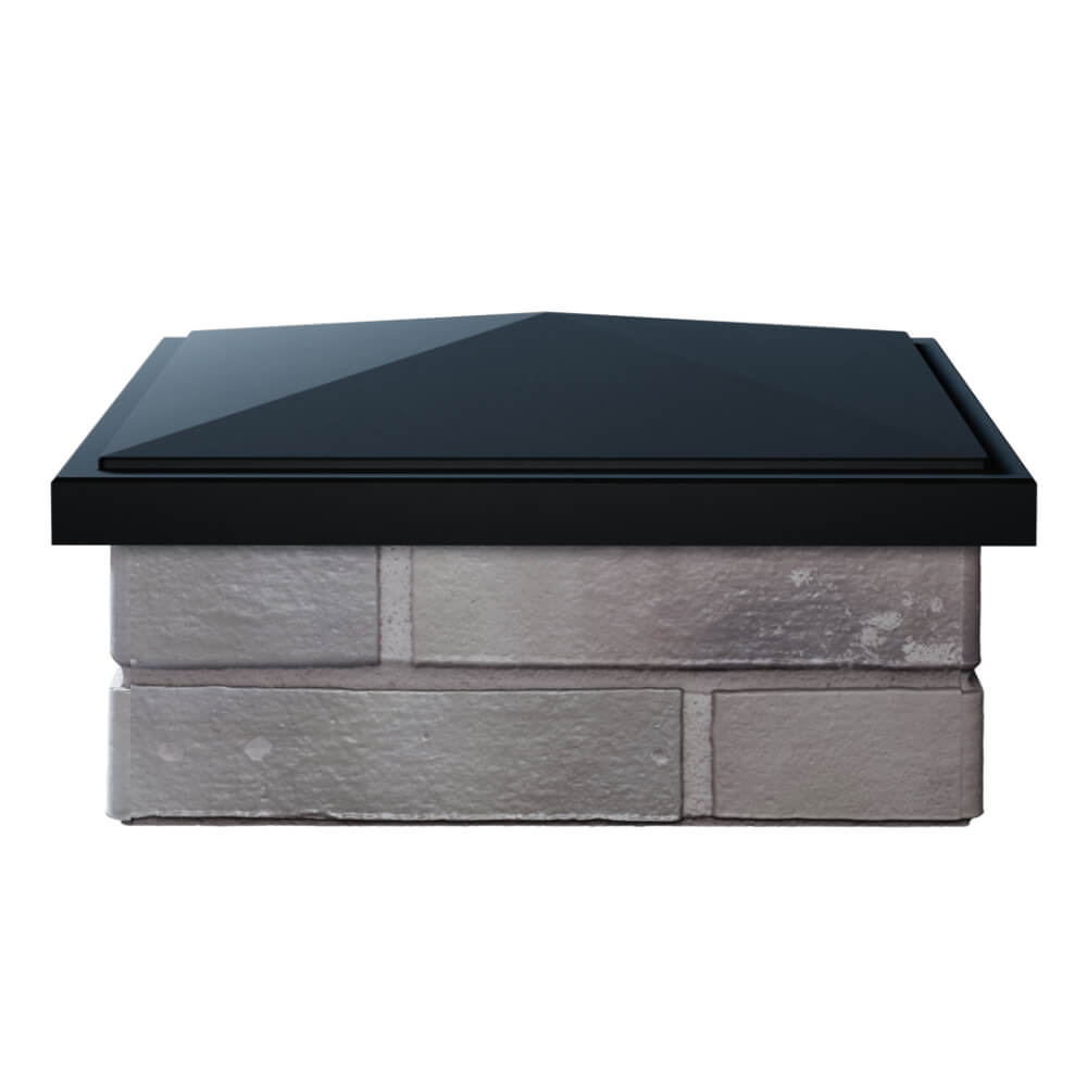 Колпак Zking БонаМоно Черный на столб 1.5х1.5 кирпича (385х385, 400х400мм) Белореченск фото