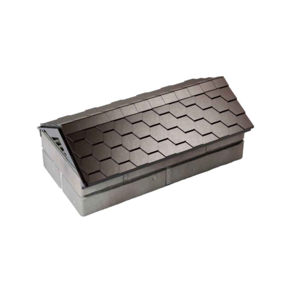 Парапет Zking Эверест Коричневый с посадкой на 1 кирпич (200/225/255мм) в Белореченске фото