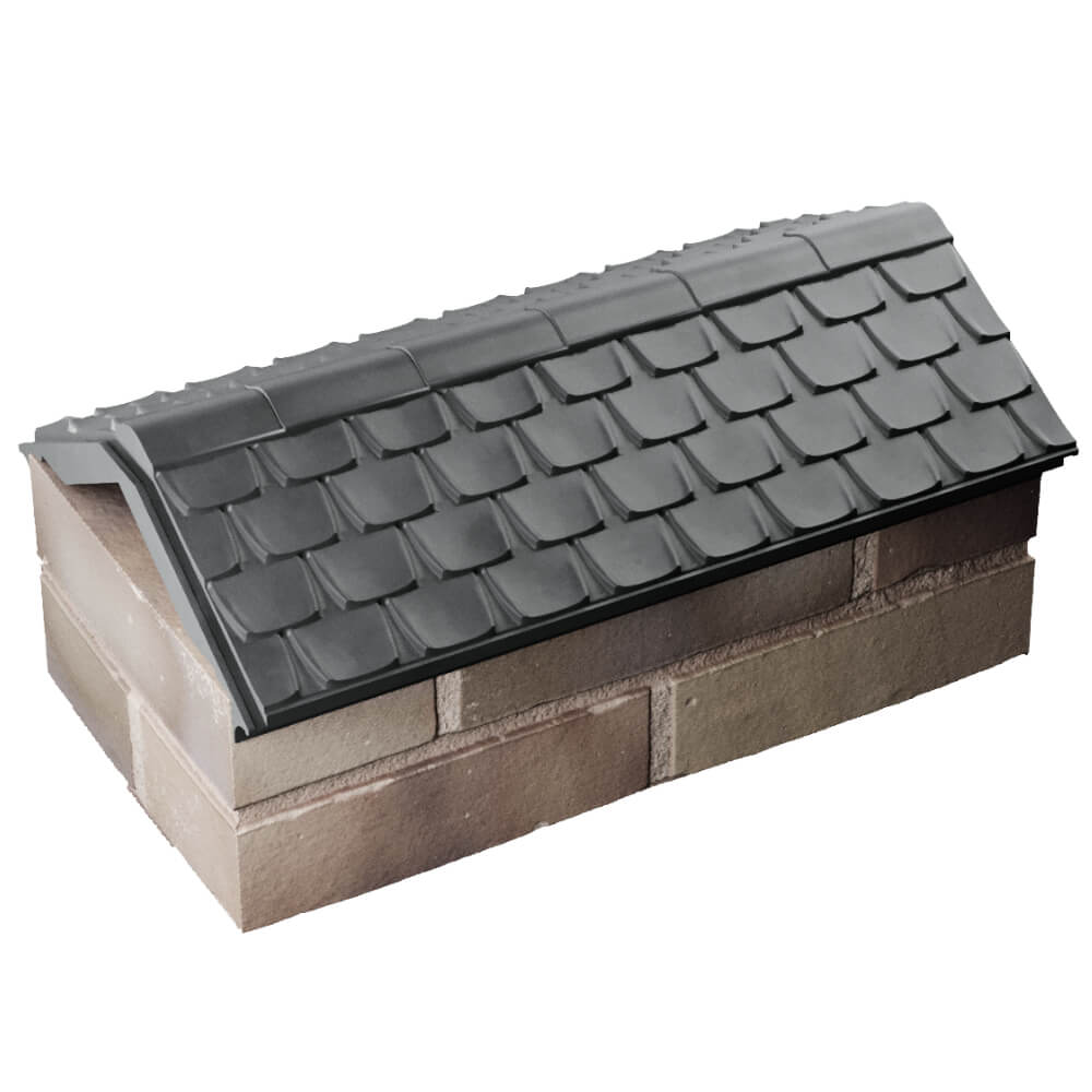 Парапет Zking Эльбрус Серый с посадкой на 1 кирпич (255мм) в Белореченске фото