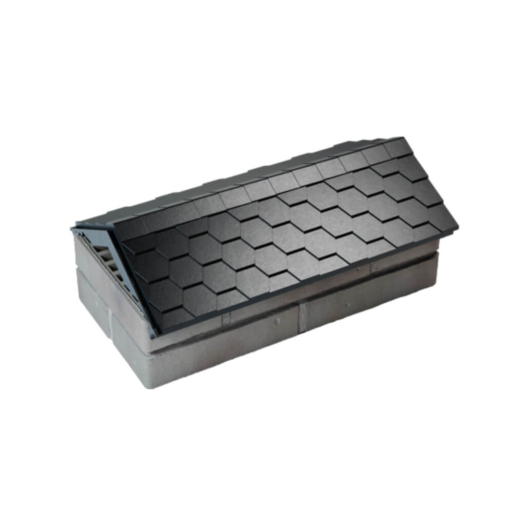 Парапет Zking Эверест Черный с посадкой на 1 кирпич (200/225/255мм) в Белореченске фото