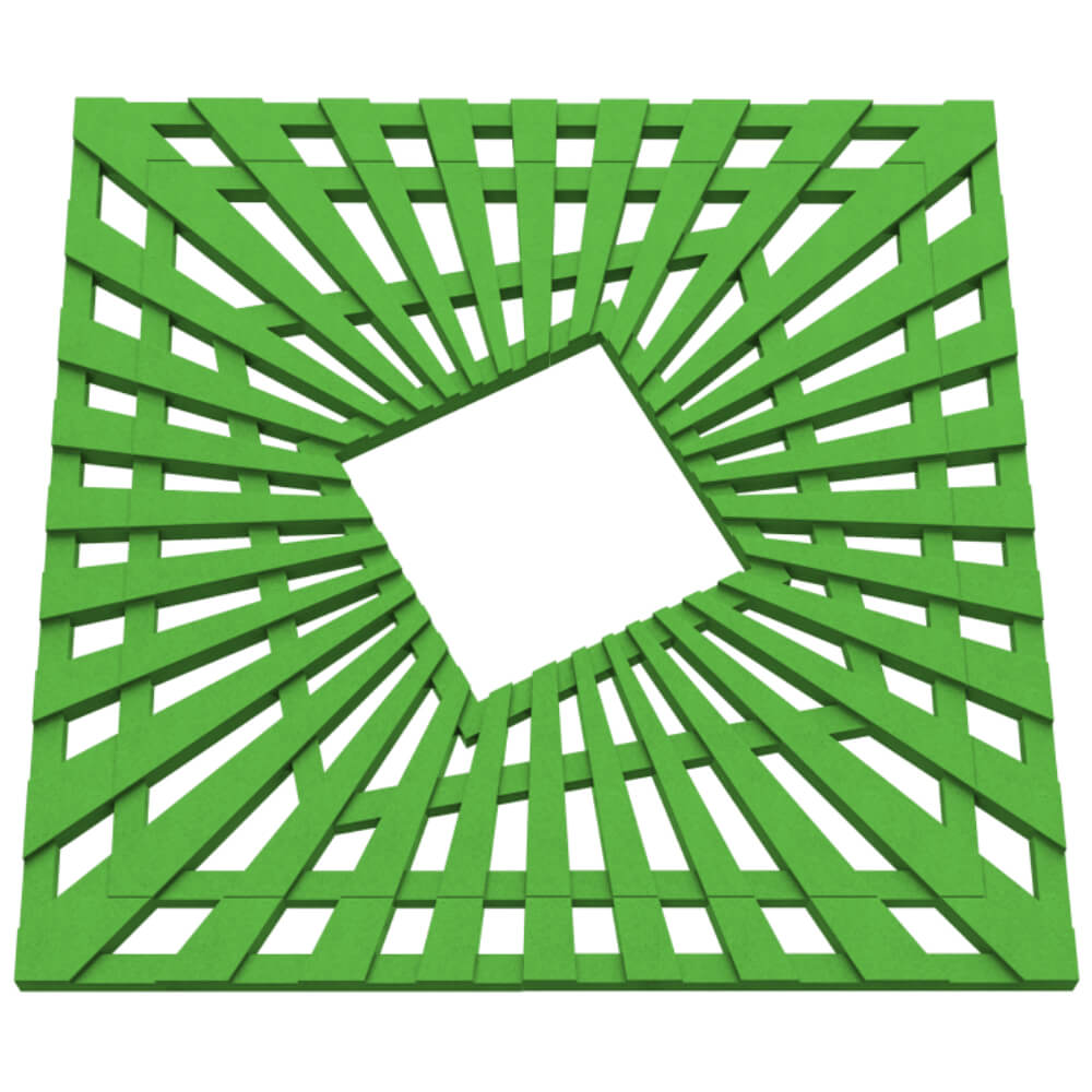 Приствольная решетка для дерева ZKING ATMOSPHERE 1.2х1.2м Зеленая в Белореченске фото