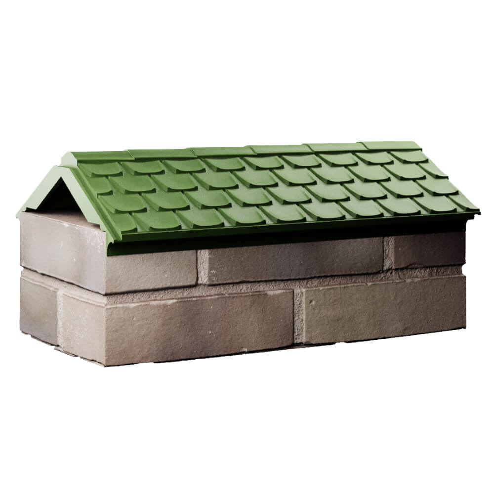 Парапет Zking Эльбрус Зеленый с посадкой на 1 кирпич (255мм) Белореченск фото