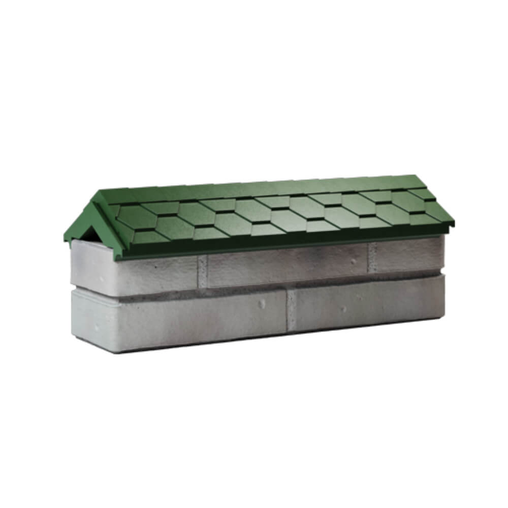 Парапет Zking Эверест Зеленый с посадкой на 0.5 кирпича (130мм) Белореченск фото