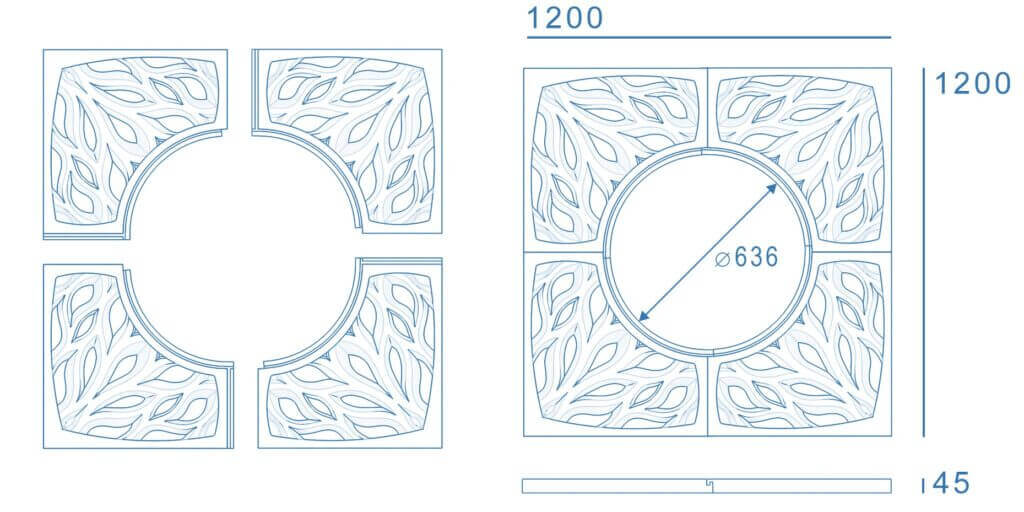 Приствольная решетка для дерева ZKING CRUST 1.2х1.2м Черная в Белореченске фото
