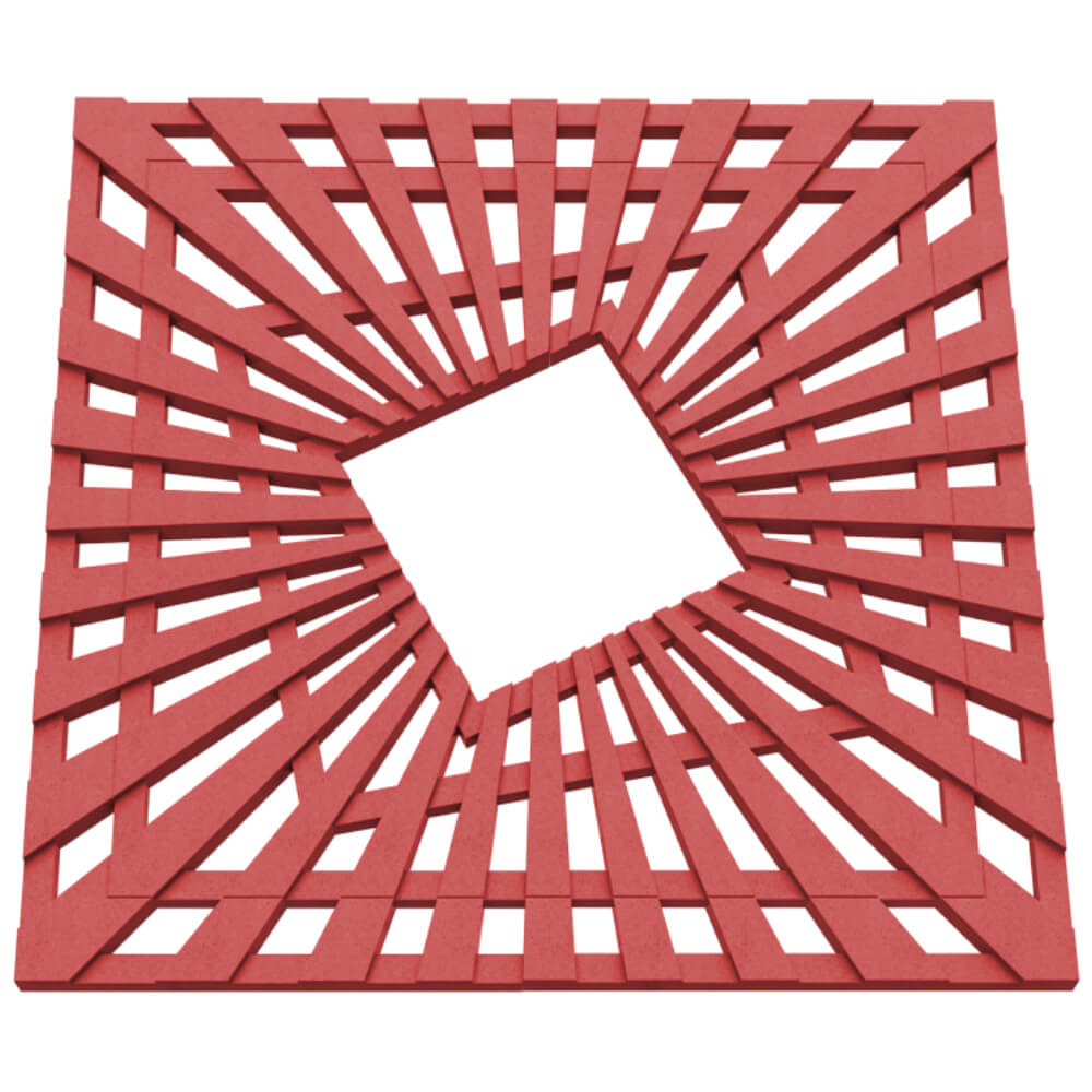 Приствольная решетка для дерева ZKING ATMOSPHERE 1.2х1.2м Красная в Белореченске фото