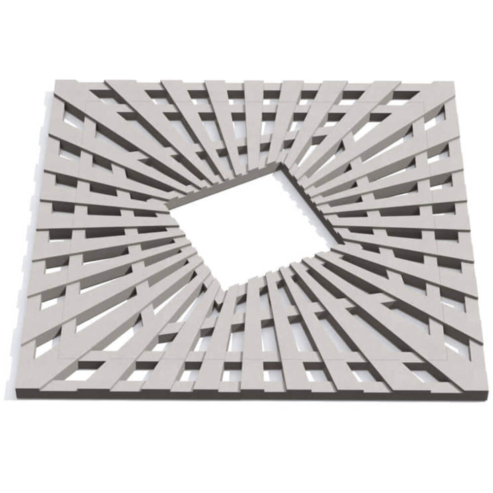 Приствольная решетка для дерева ZKING ATMOSPHERE 1.2х1.2м Бежевая Белореченск фото