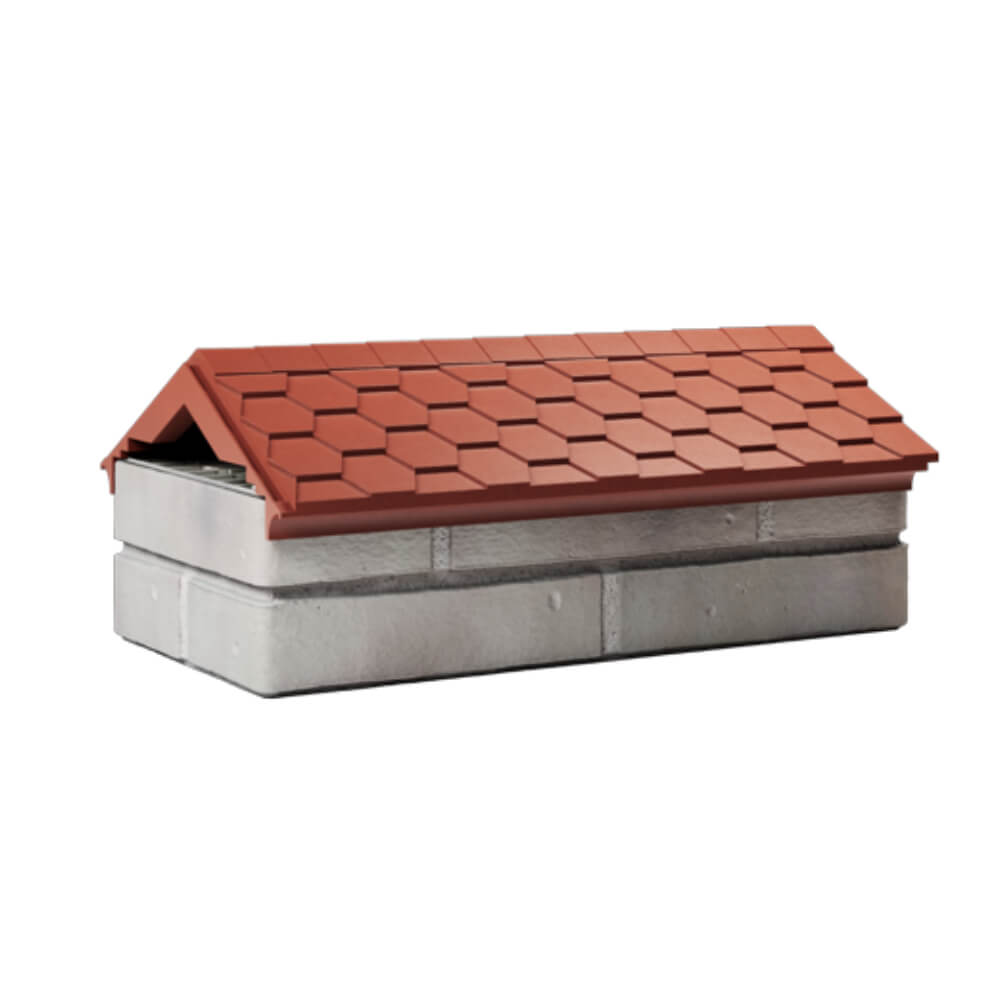 Парапет Zking Эверест Красный с посадкой на 1 кирпич (200/225/255мм) Белореченск фото