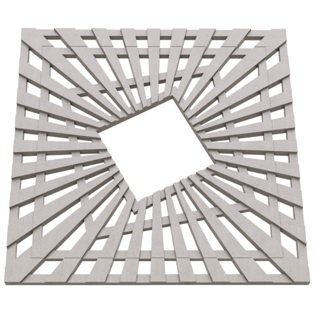 Приствольная решетка для дерева ZKING ATMOSPHERE 1.2х1.2м Бежевая в Белореченске фото