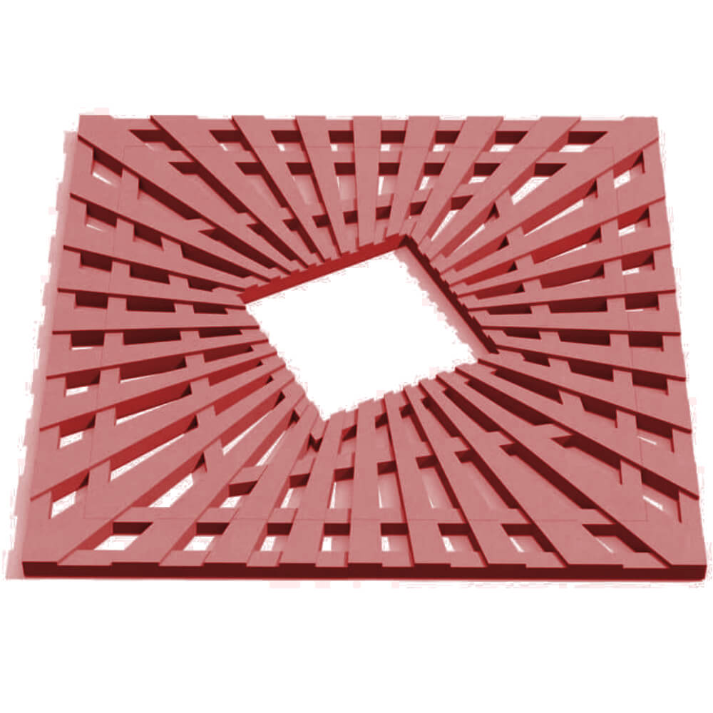 Приствольная решетка для дерева ZKING ATMOSPHERE 1.2х1.2м Красная Белореченск фото