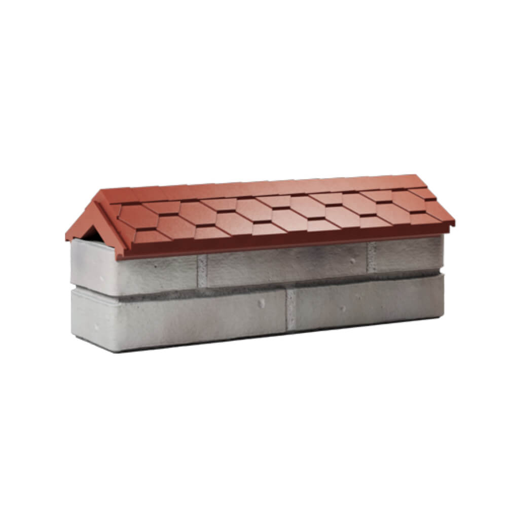 Парапет Zking Эверест Красный с посадкой на 0.5 кирпича (130мм) Белореченск фото