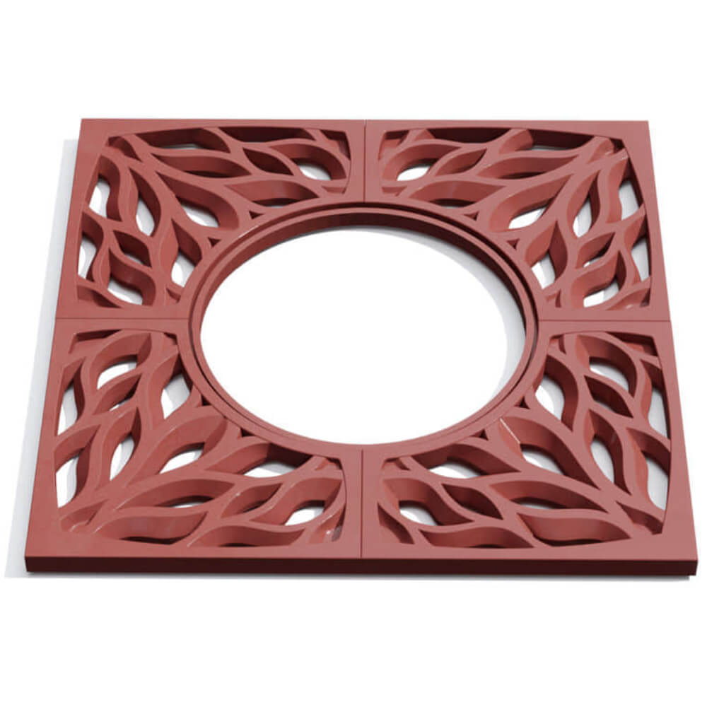 Приствольная решетка для дерева ZKING CRUST 1.2х1.2м Красная Белореченск фото