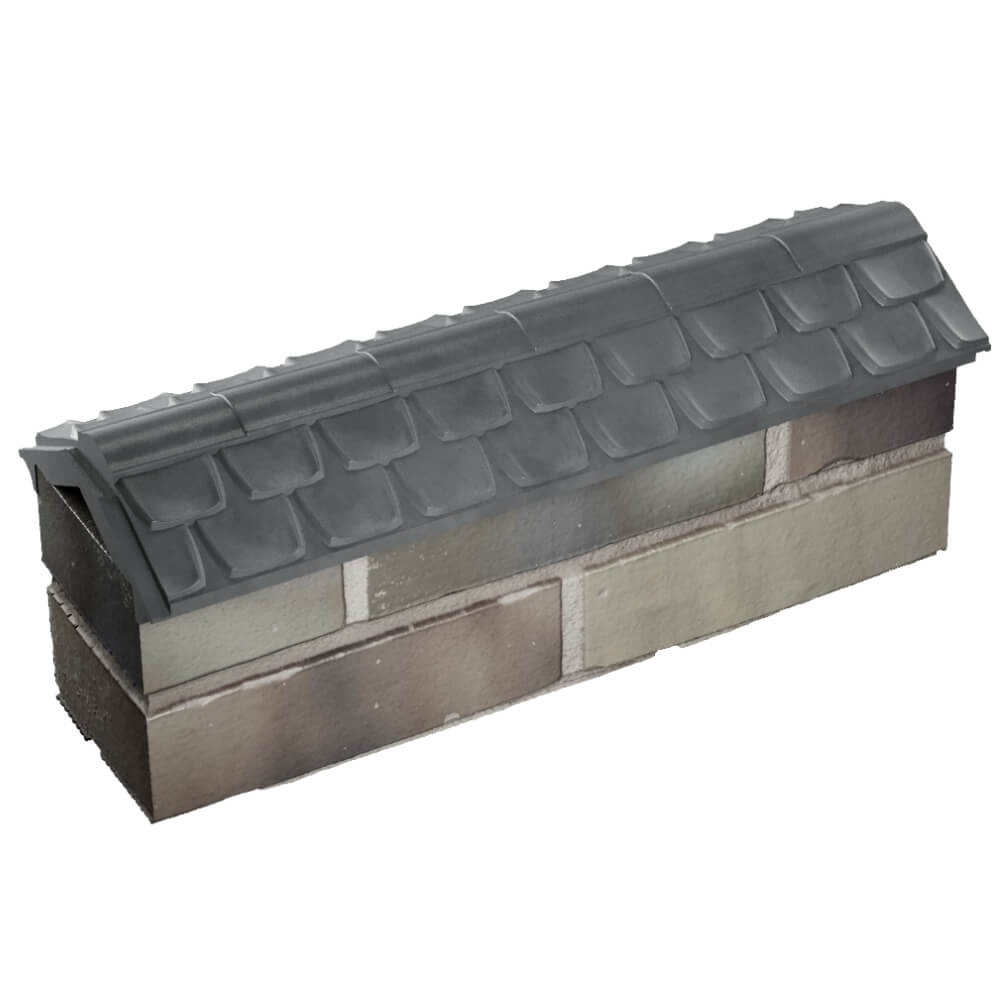 Парапет Zking Эльбрус Серый с посадкой на 0.5 кирпича (130мм) в Белореченске фото