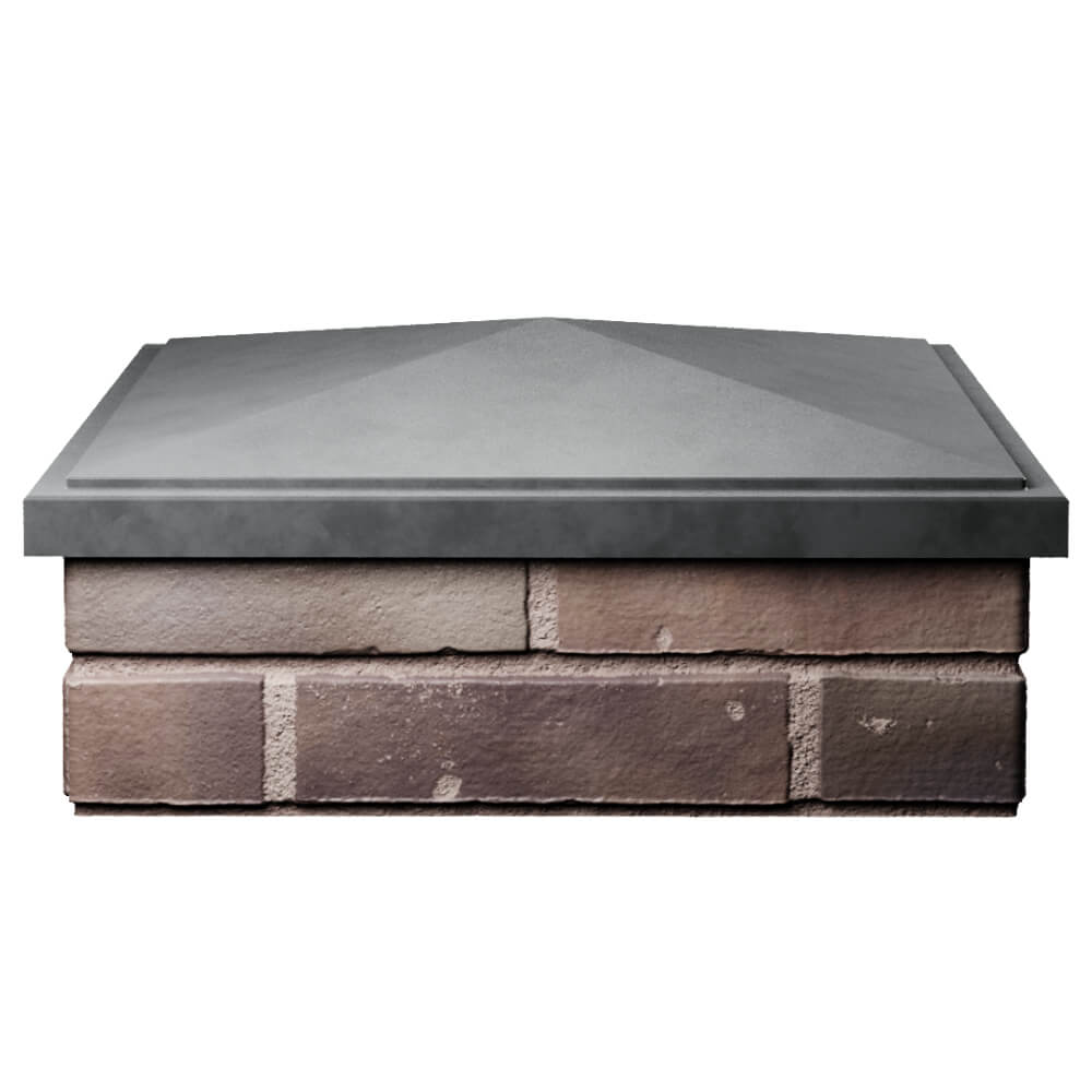 Колпак Zking БонаМоно Серый на столб 2х2 кирпича (515х515, 530х530мм) Белореченск фото