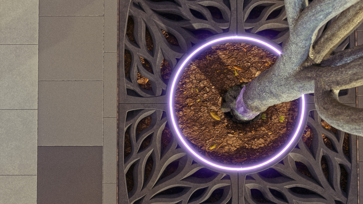 Приствольная решетка для дерева ZKING CRUST 1.2х1.2м Черная в Белореченске фото