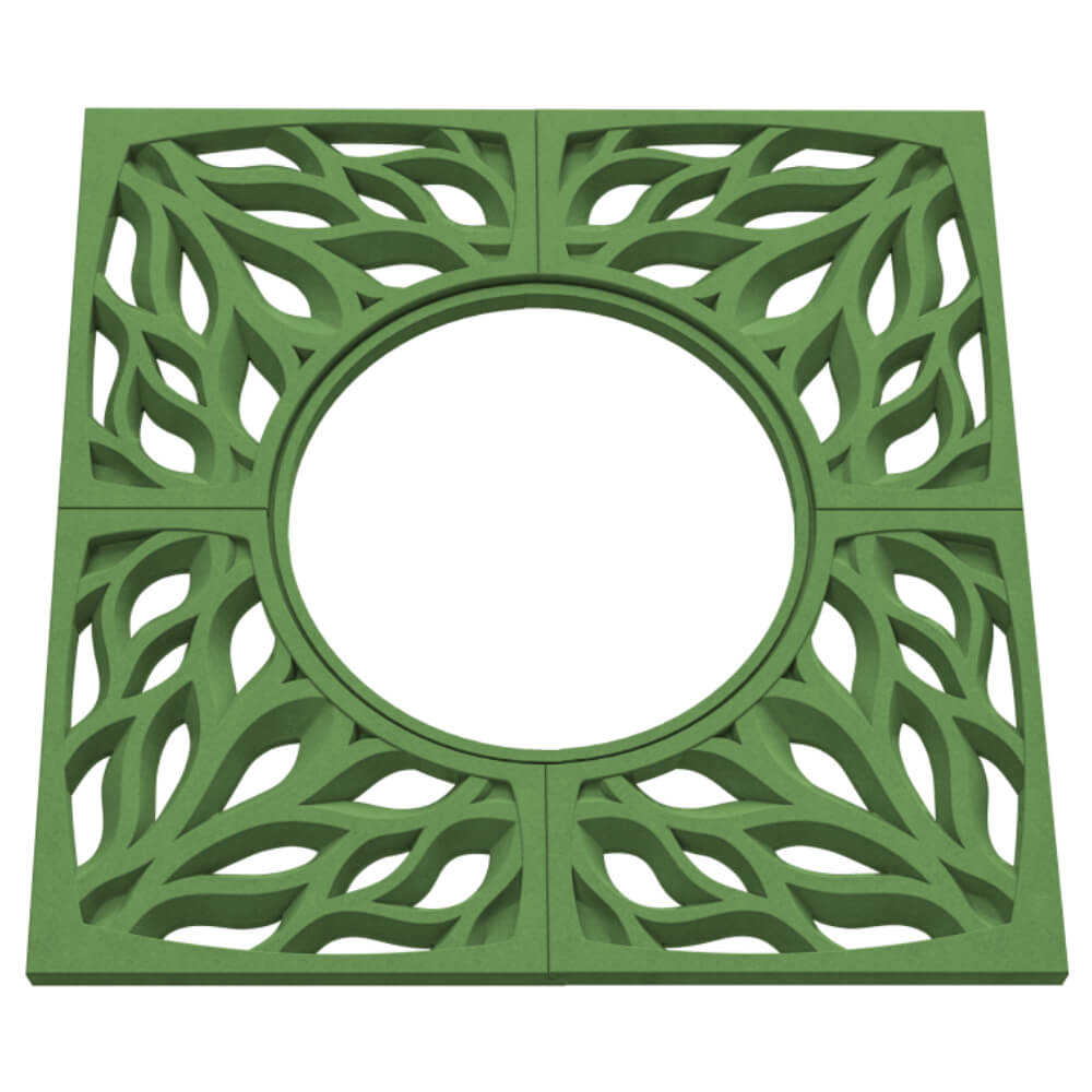 Приствольная решетка для дерева ZKING CRUST 1.2х1.2м Зеленая в Белореченске фото