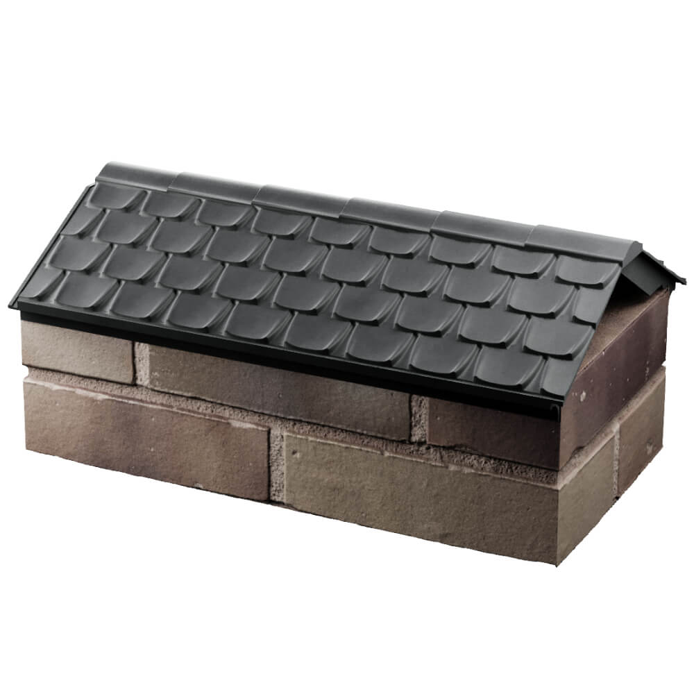 Парапет Zking Эльбрус Серый с посадкой на 1 кирпич (255мм) в Белореченске фото