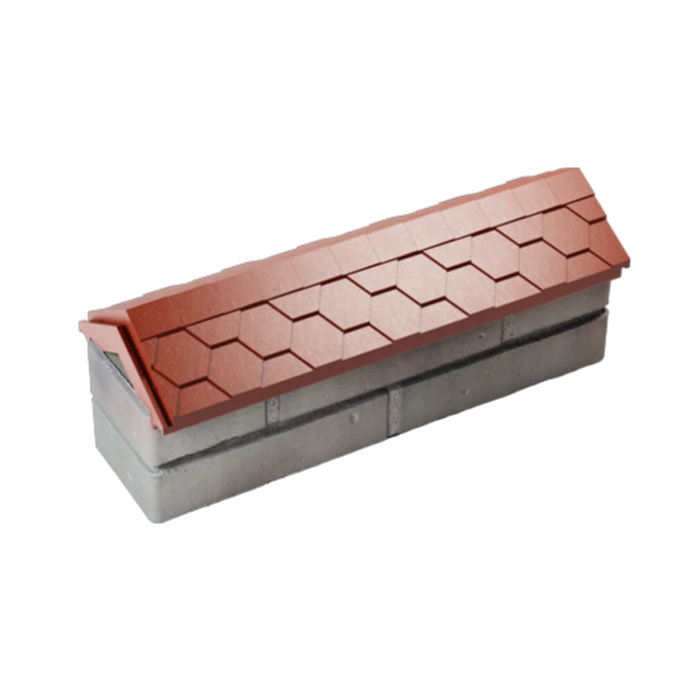 Парапет Zking Эверест Красный с посадкой на 0.5 кирпича (130мм) в Белореченске фото