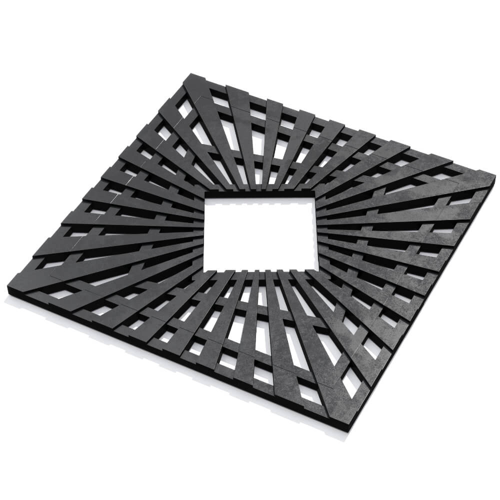 Приствольная решетка для дерева ZKING ATMOSPHERE 1.2х1.2м Черная в Белореченске фото