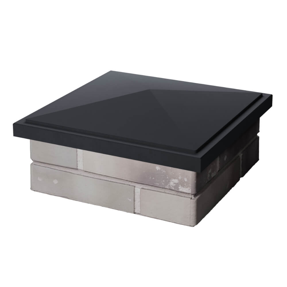 Колпак Zking БонаМоно Серый на столб 1.5х1.5 кирпича (385х385, 400х400мм) в Белореченске фото