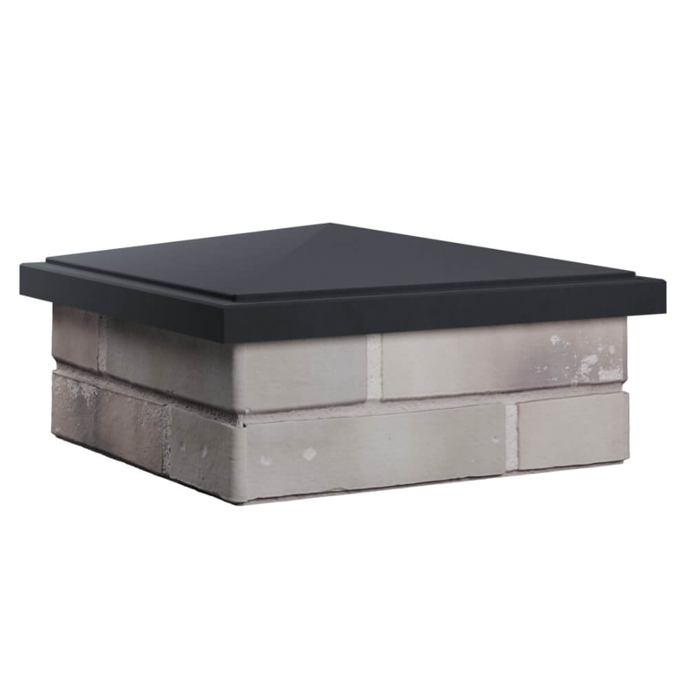 Колпак Zking БонаМоно Серый на столб 1.5х1.5 кирпича (385х385, 400х400мм) в Белореченске фото