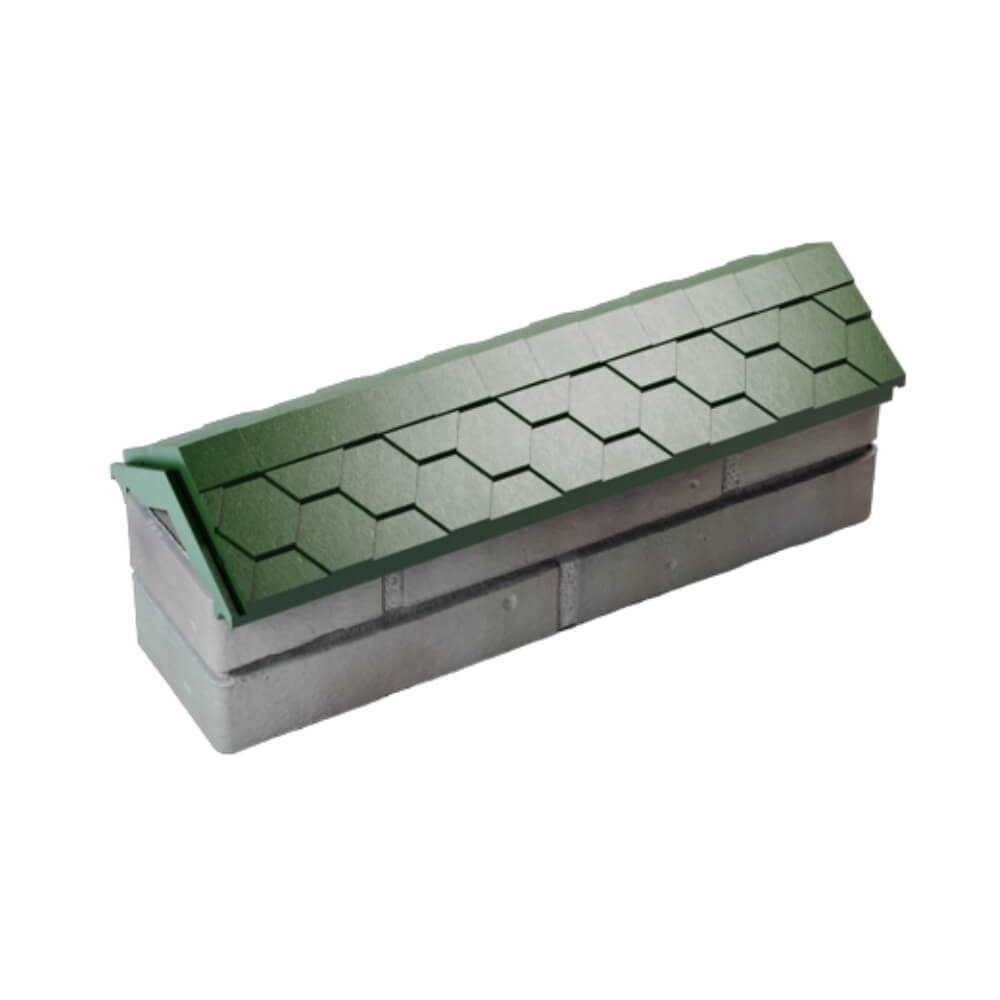 Парапет Zking Эверест Зеленый с посадкой на 0.5 кирпича (130мм) в Белореченске фото