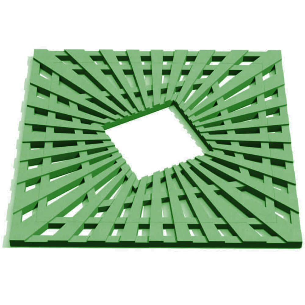 Приствольная решетка для дерева ZKING ATMOSPHERE 1.2х1.2м Зеленая Белореченск фото