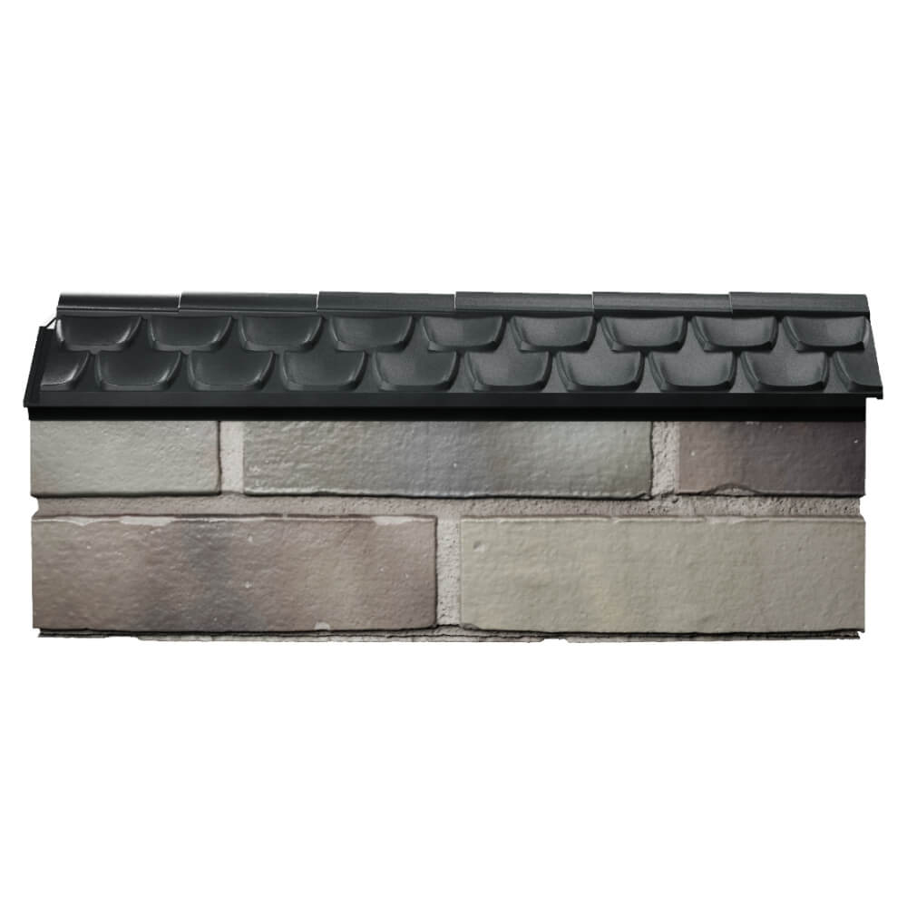 Парапет Zking Эльбрус Черный с посадкой на 0.5 кирпича (130мм) в Белореченске фото