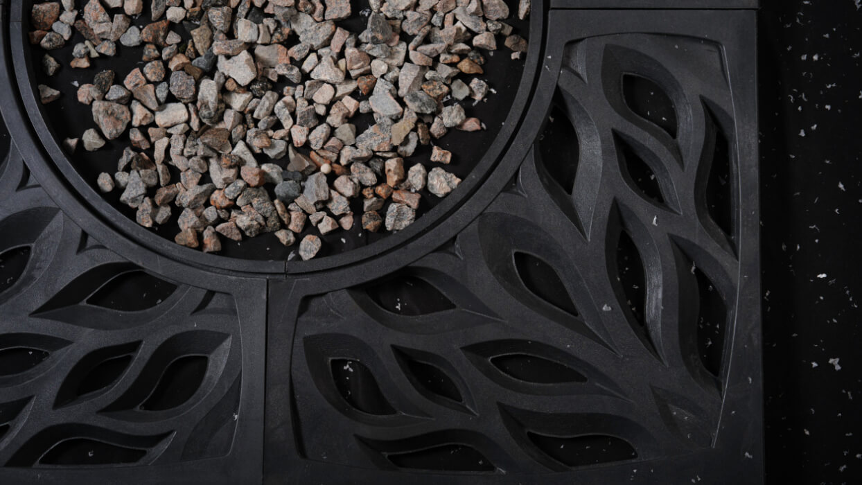 Приствольная решетка для дерева ZKING CRUST 1.2х1.2м Черная в Белореченске фото